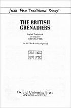 The British Grenadiers SATB choral sheet music cover